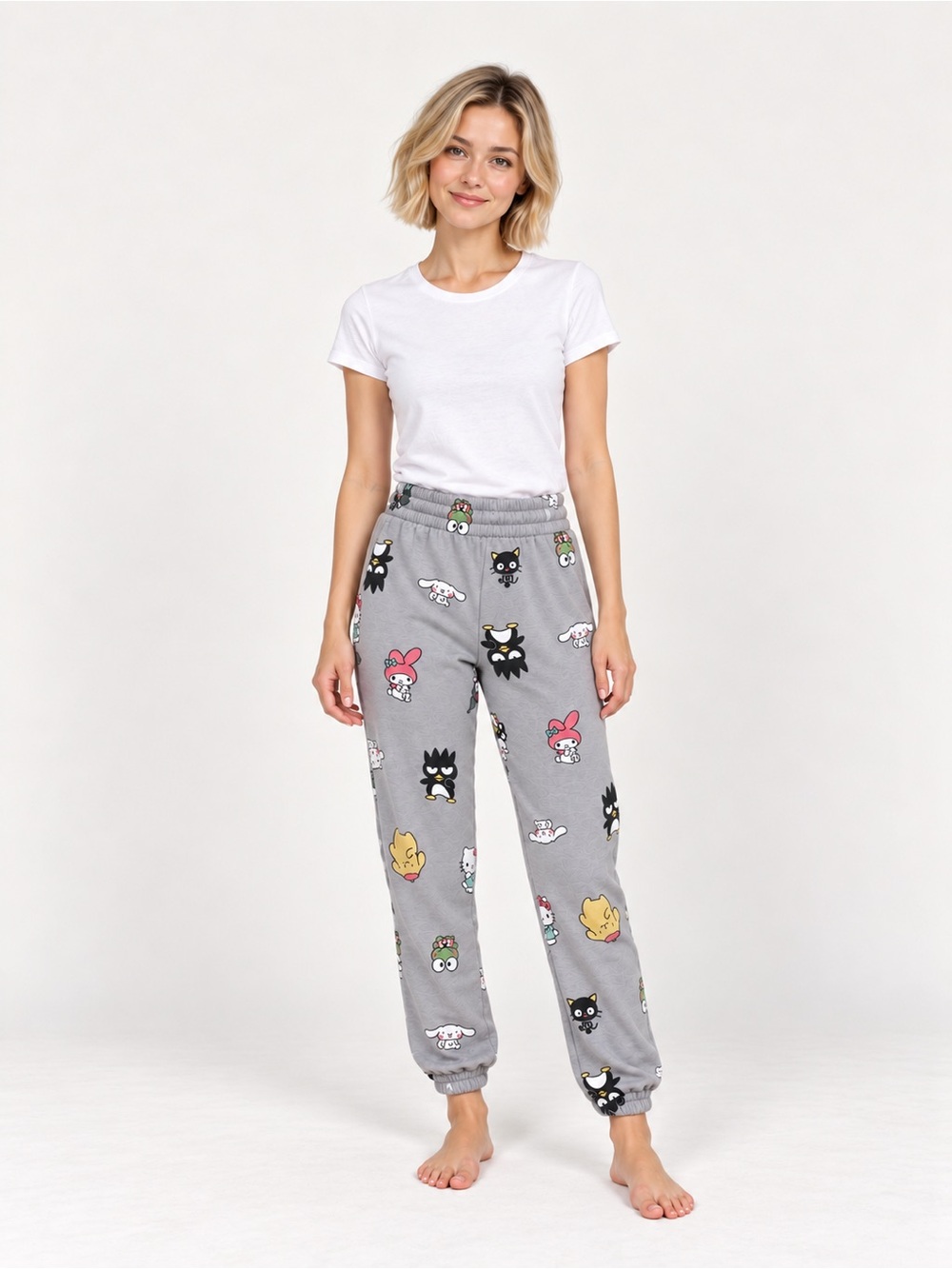 Hello Kitty & Friends Gray Sleep Pants